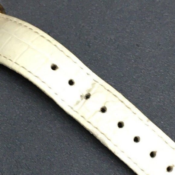 Kenneth Cole Diamond Watch White Leather Gold A126-14 KC2857 main image 6